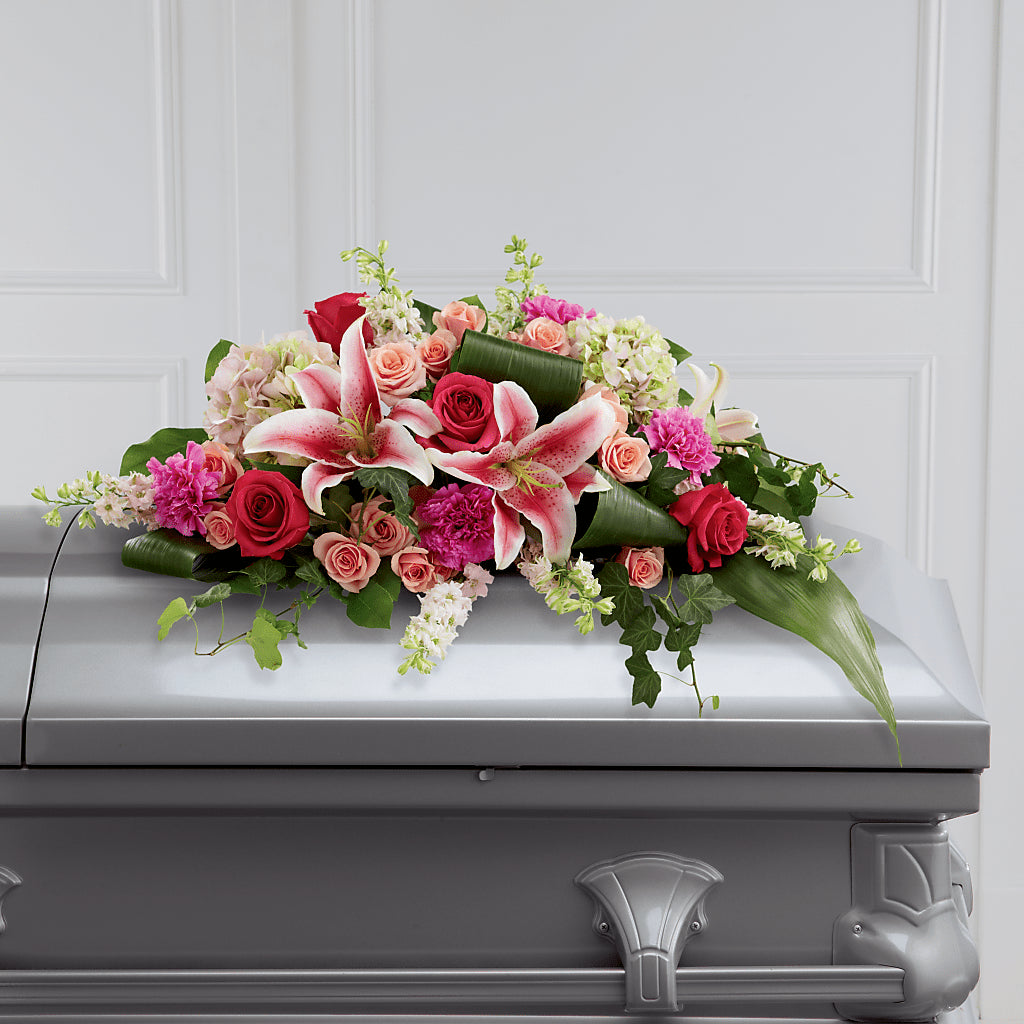 Splendid Grace Casket Spray –  Magical Flowers, Naples FL