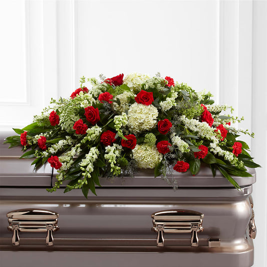 Sincerity Casket Spray –  Magical Flowers, Naples FL