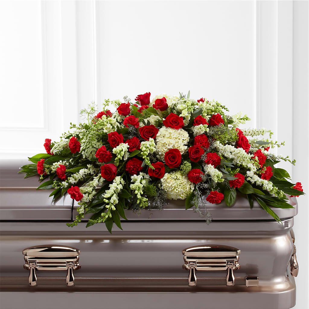 Sincerity Casket Spray –  Magical Flowers, Naples FL