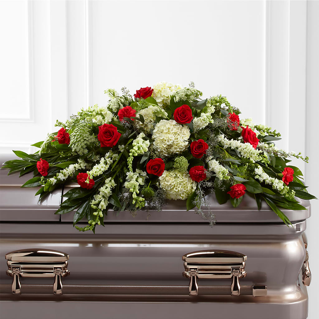 Sincerity Casket Spray –  Magical Flowers, Naples FL
