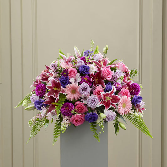 Fare Thee Well Pedestal –  Magical Flowers, Naples FL