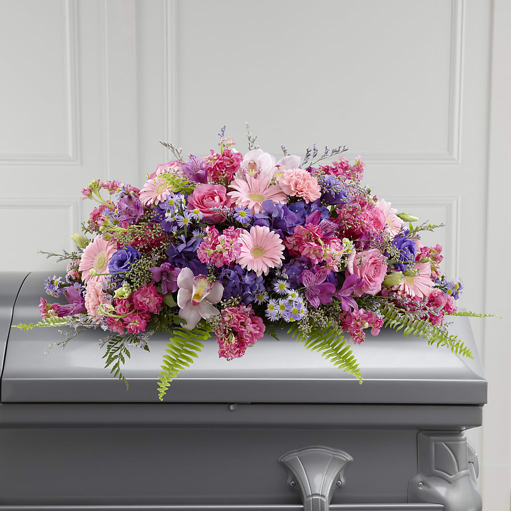 Glorious Garden Casket Spray –  Magical Flowers, Naples FL