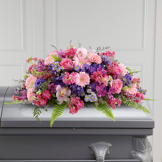 Glorious Garden Casket Spray –  Magical Flowers, Naples FL