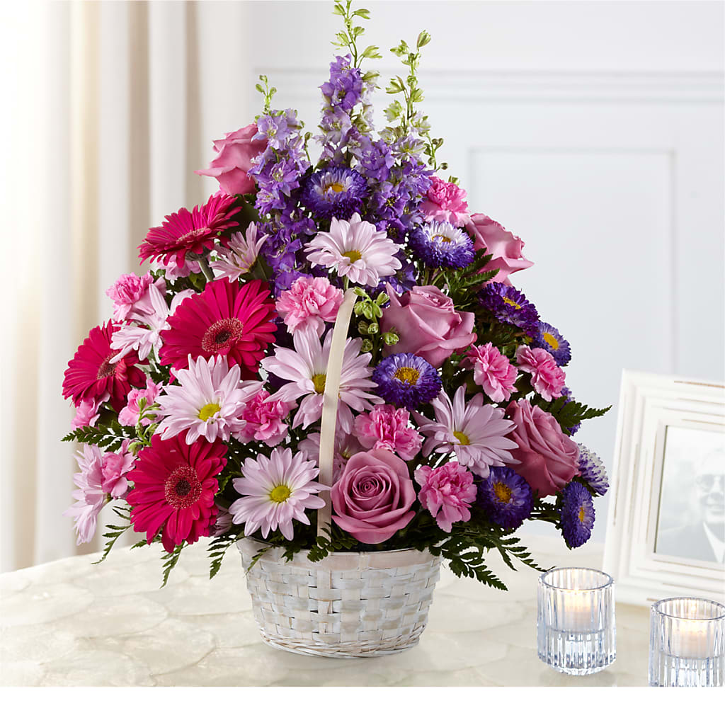 Pastel Peace Basket –  Magical Flowers, Naples FL