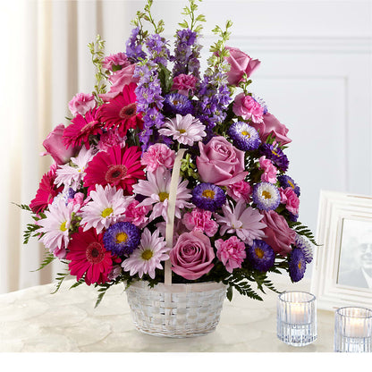 Pastel Peace Basket –  Magical Flowers, Naples FL