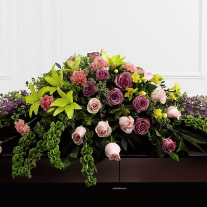 Forever Beloved Casket Spray –  Magical Flowers, Naples FL