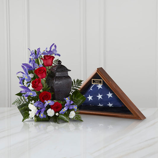 Patriotic Tribute Arrangement –  Magical Flowers, Naples FL