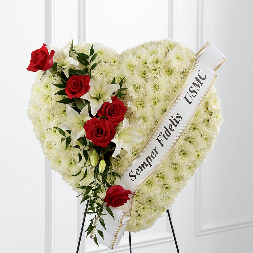 Heartfelt Hero Standing Heart –  Magical Flowers, Naples FL