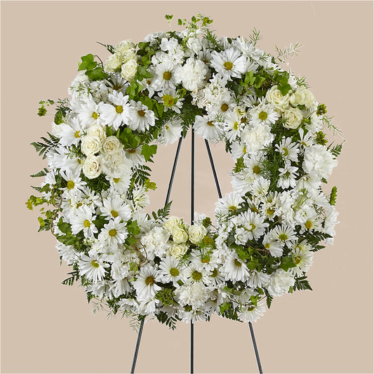 Faithful Wishes Wreath –  Magical Flowers, Naples FL