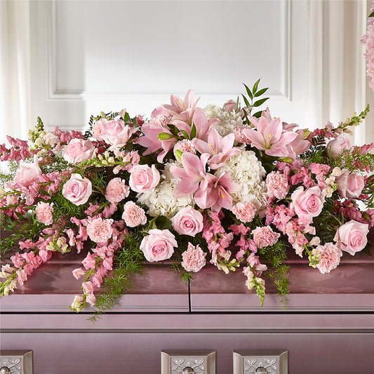 Life & Remembrance Casket Spray –  Magical Flowers, Naples FL