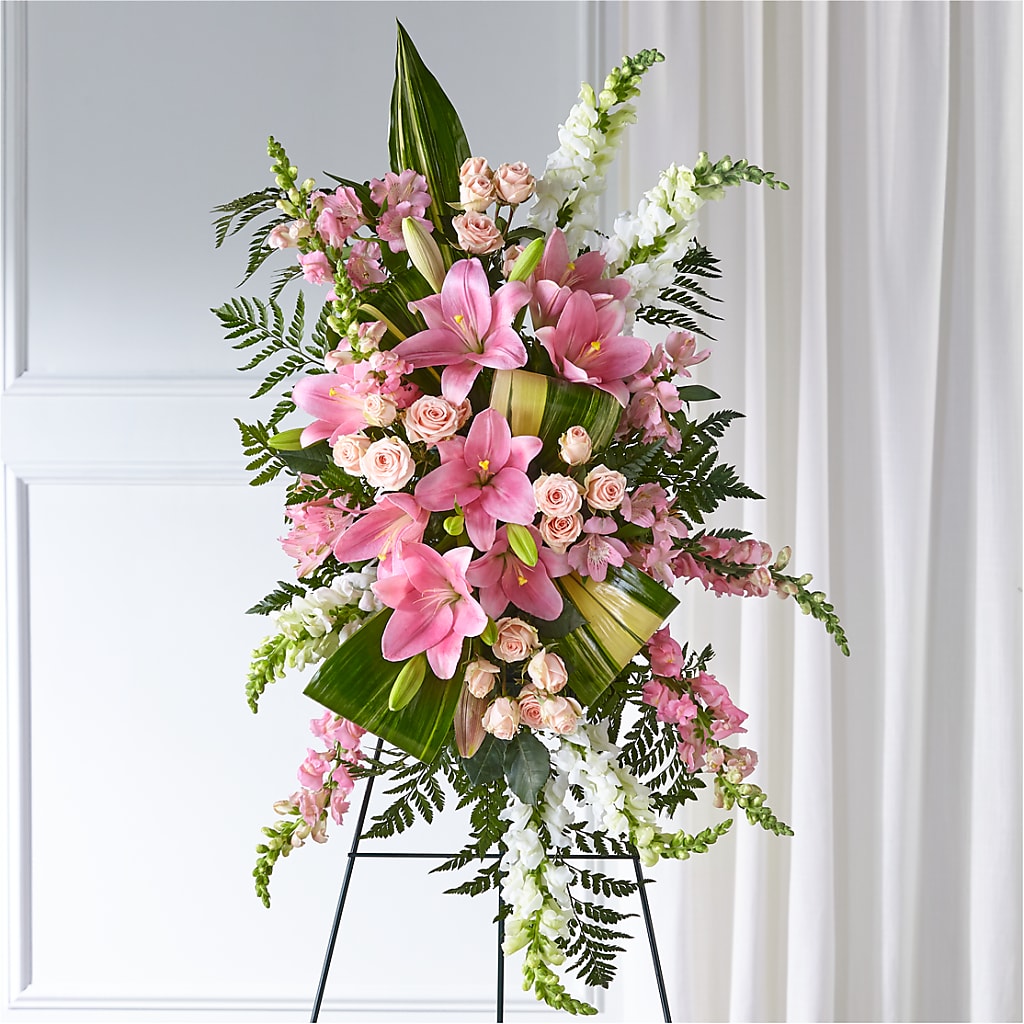 Elegant Embrace Standing Spray –  Magical Flowers, Naples FL