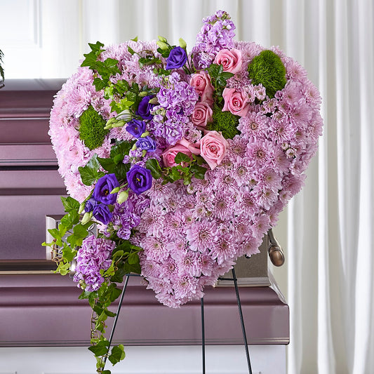 Treasured Love Standing Heart –  Magical Flowers, Naples FL