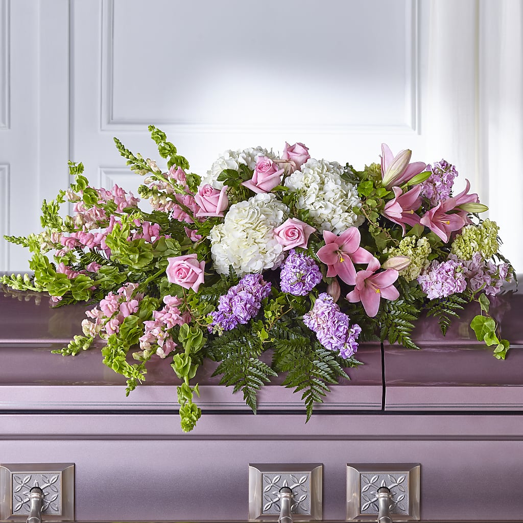 Life's Gratitude Casket Spray –  Magical Flowers, Naples FL