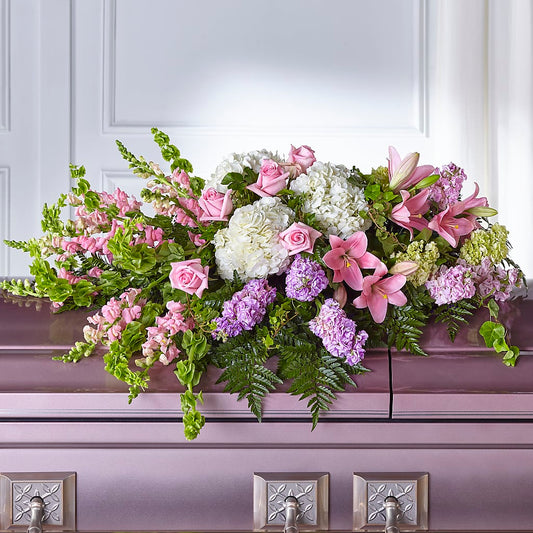 Life's Gratitude Casket Spray –  Magical Flowers, Naples FL