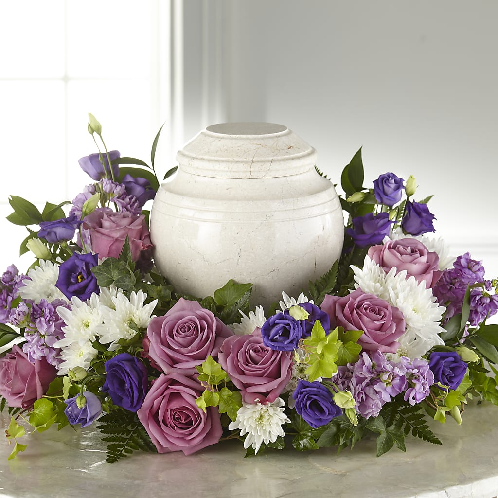 Blooming Sympathy Cremation Adornment –  Magical Flowers, Naples FL