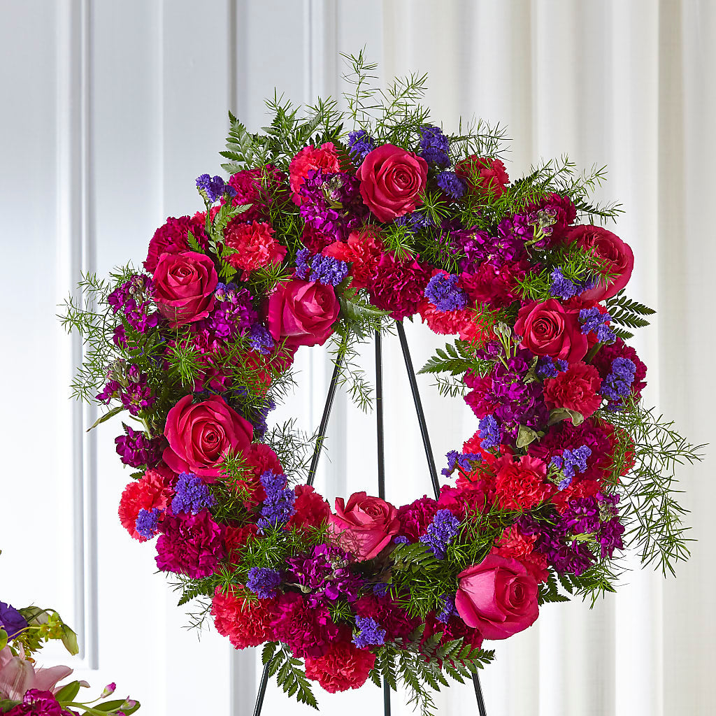Calming Colors Wreath –  Magical Flowers, Naples FL