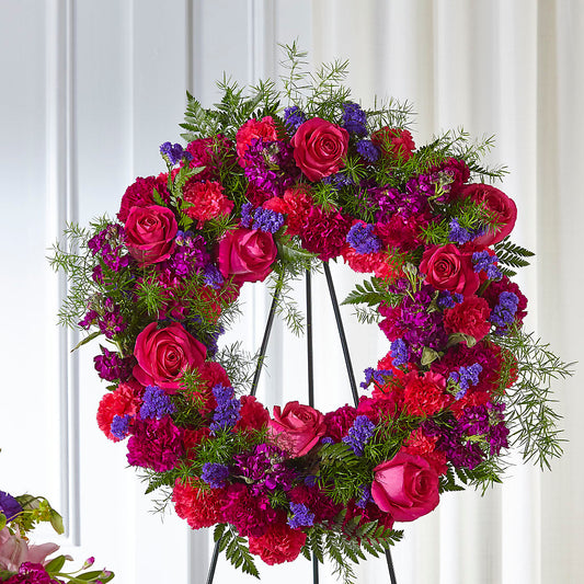 Calming Colors Wreath –  Magical Flowers, Naples FL