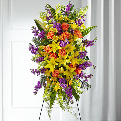 Thoughtful Prayers Standing Spray –  Magical Flowers, Naples FL