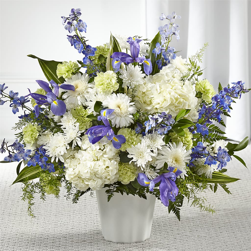 Soft Serenity Floor Basket –  Magical Flowers, Naples FL
