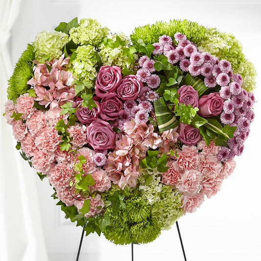 Heartwarming Standing Heart –  Magical Flowers, Naples FL