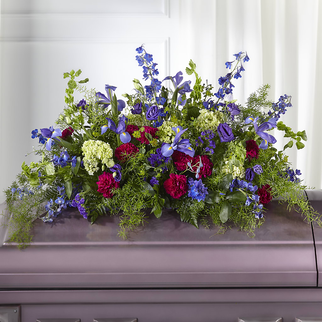 Always Treasured Casket Spray –  Magical Flowers, Naples FL