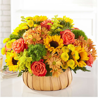 Harvest Sunflower Basket –  Magical Flowers, Naples FL