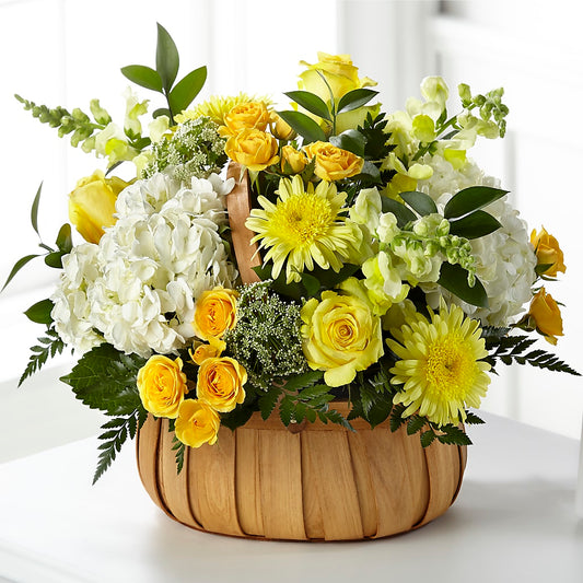 Rustic Remembrance Basket –  Magical Flowers, Naples FL