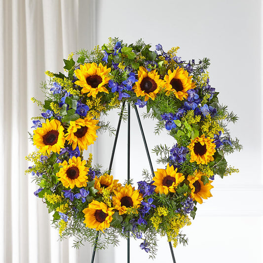 Bright Rays Wreath –  Magical Flowers, Naples FL
