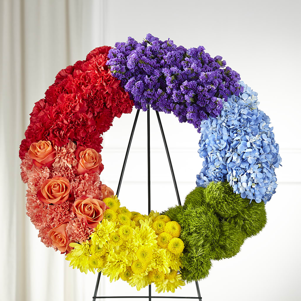 Circle of Love Wreath –  Magical Flowers, Naples FL