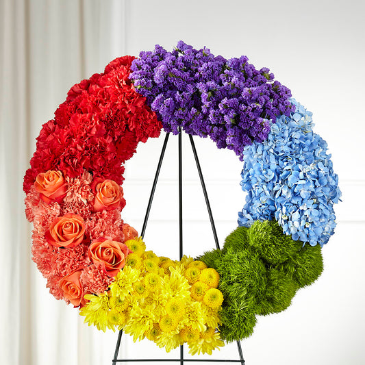 Circle of Love Wreath –  Magical Flowers, Naples FL