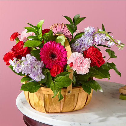 Pink Picnic Basket –  Magical Flowers, Naples FL