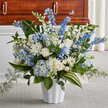 Everlasting Memories Floor Basket –  Magical Flowers, Naples FL