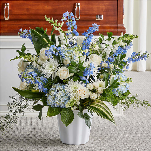 Everlasting Memories Floor Basket –  Magical Flowers, Naples FL