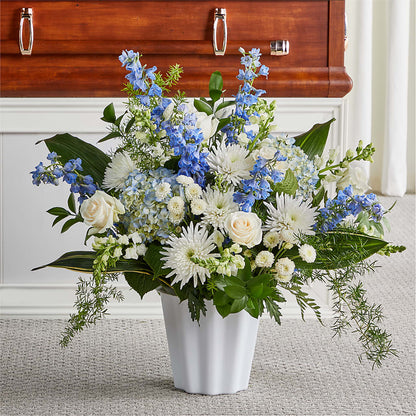Everlasting Memories Floor Basket –  Magical Flowers, Naples FL