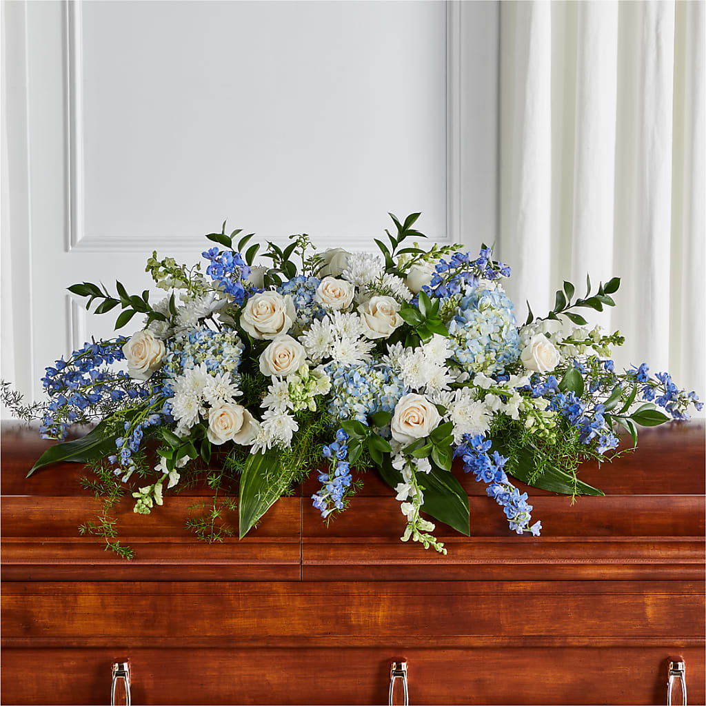 Timeless Essence Casket Spray –  Magical Flowers, Naples FL