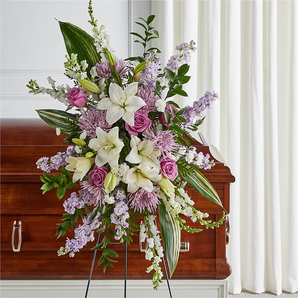 Grateful Hearts Standing Spray –  Magical Flowers, Naples FL