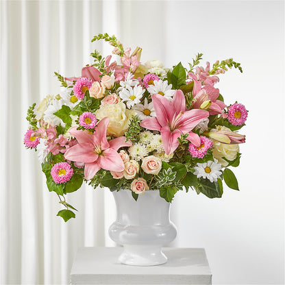 Empathetic Blooms Urn Arrangement –  Magical Flowers, Naples FL