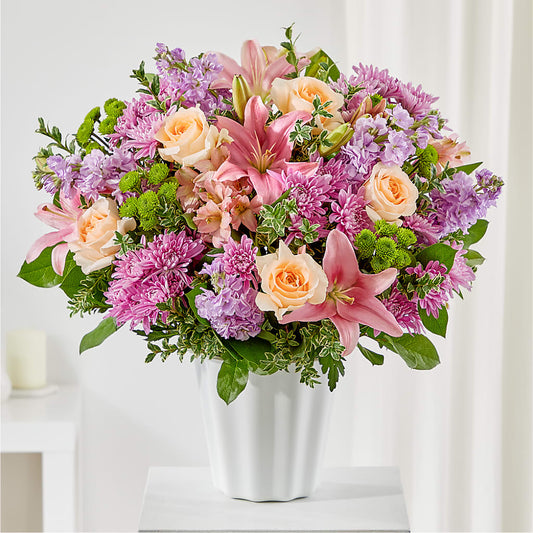 Supportive Embrace Tabletop Basket –  Magical Flowers, Naples FL
