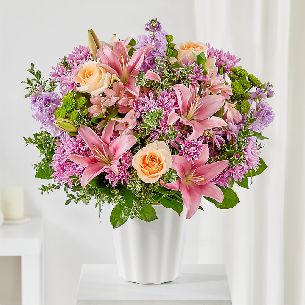 Supportive Embrace Tabletop Basket –  Magical Flowers, Naples FL