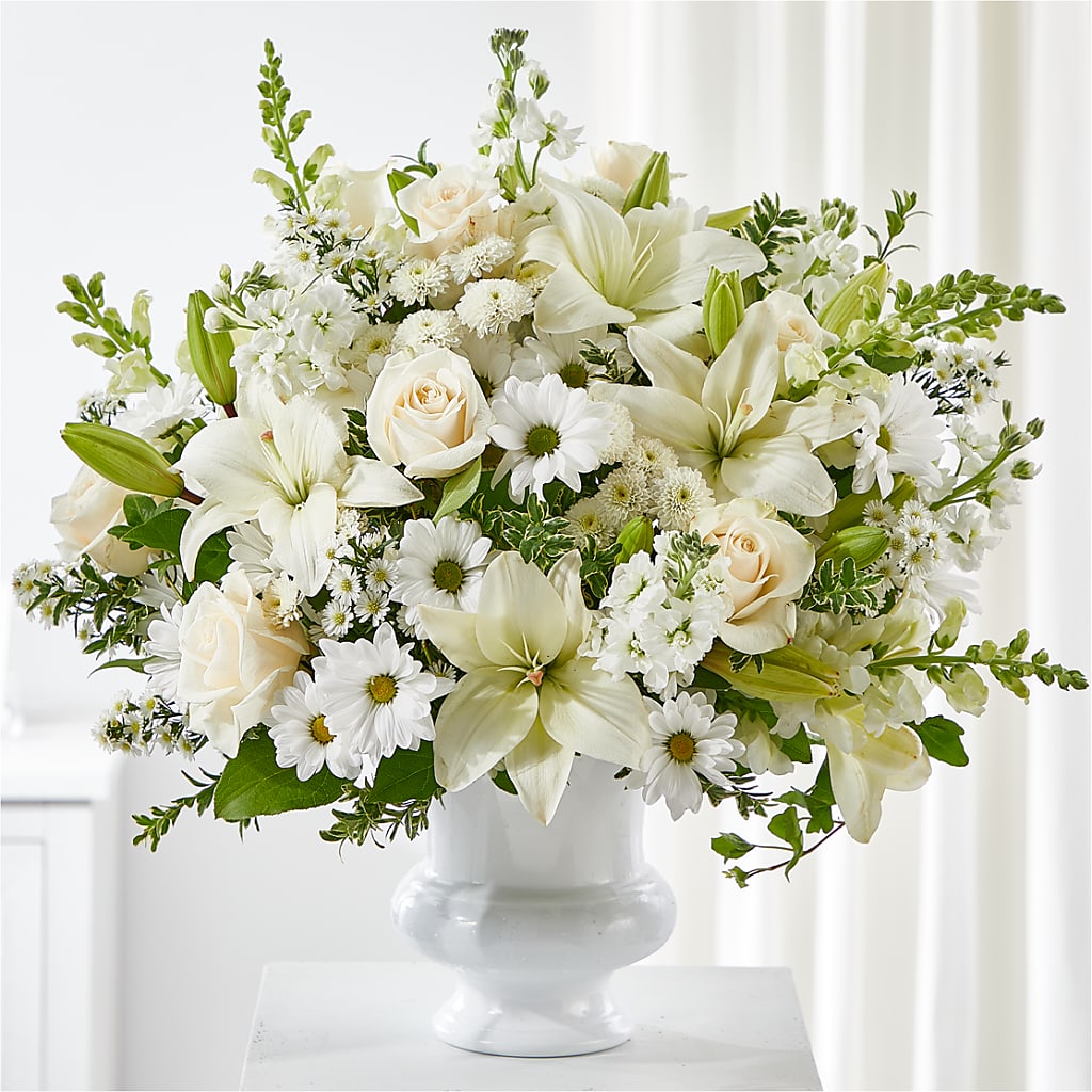 Uplifting Urn Arrangement –  Magical Flowers, Naples FL