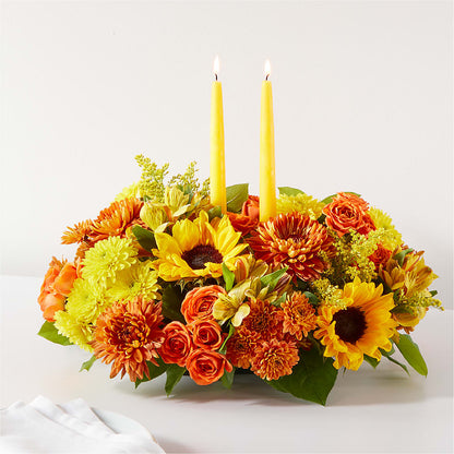 Autumn Harmony Centerpiece –  Magical Flowers, Naples FL