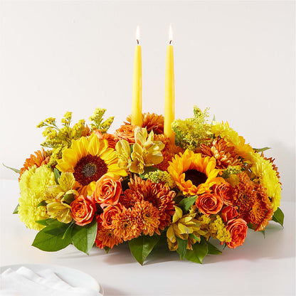 Autumn Harmony Centerpiece –  Magical Flowers, Naples FL