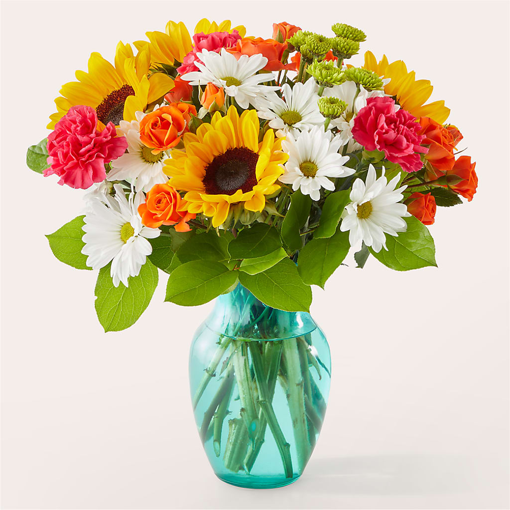 Sun-drenched Blooms Bouquet –  Magical Flowers, Naples FL