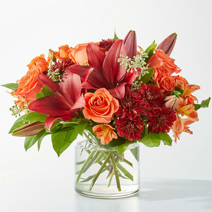 Crimson Leaves Bouquet –  Magical Flowers, Naples FL
