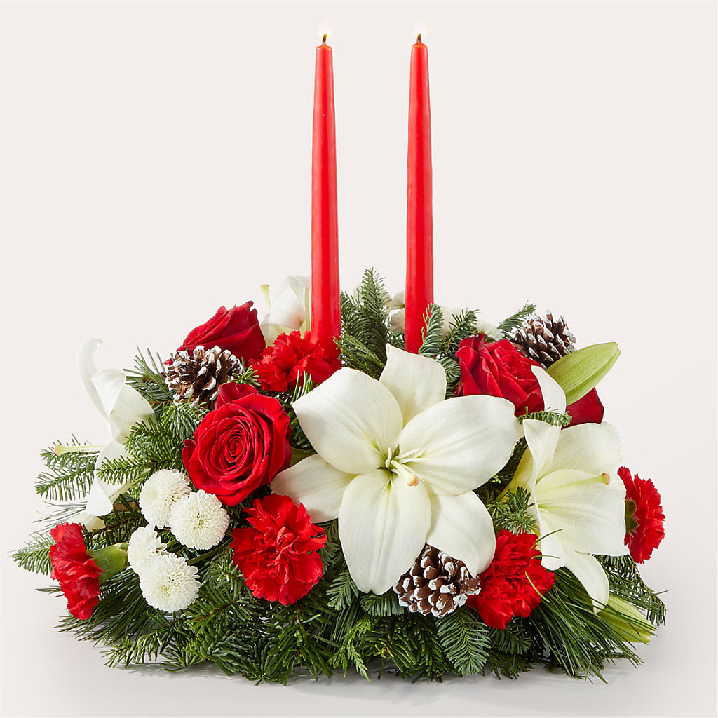 Seasonal Festivities Centerpiece –  Magical Flowers, Naples FL