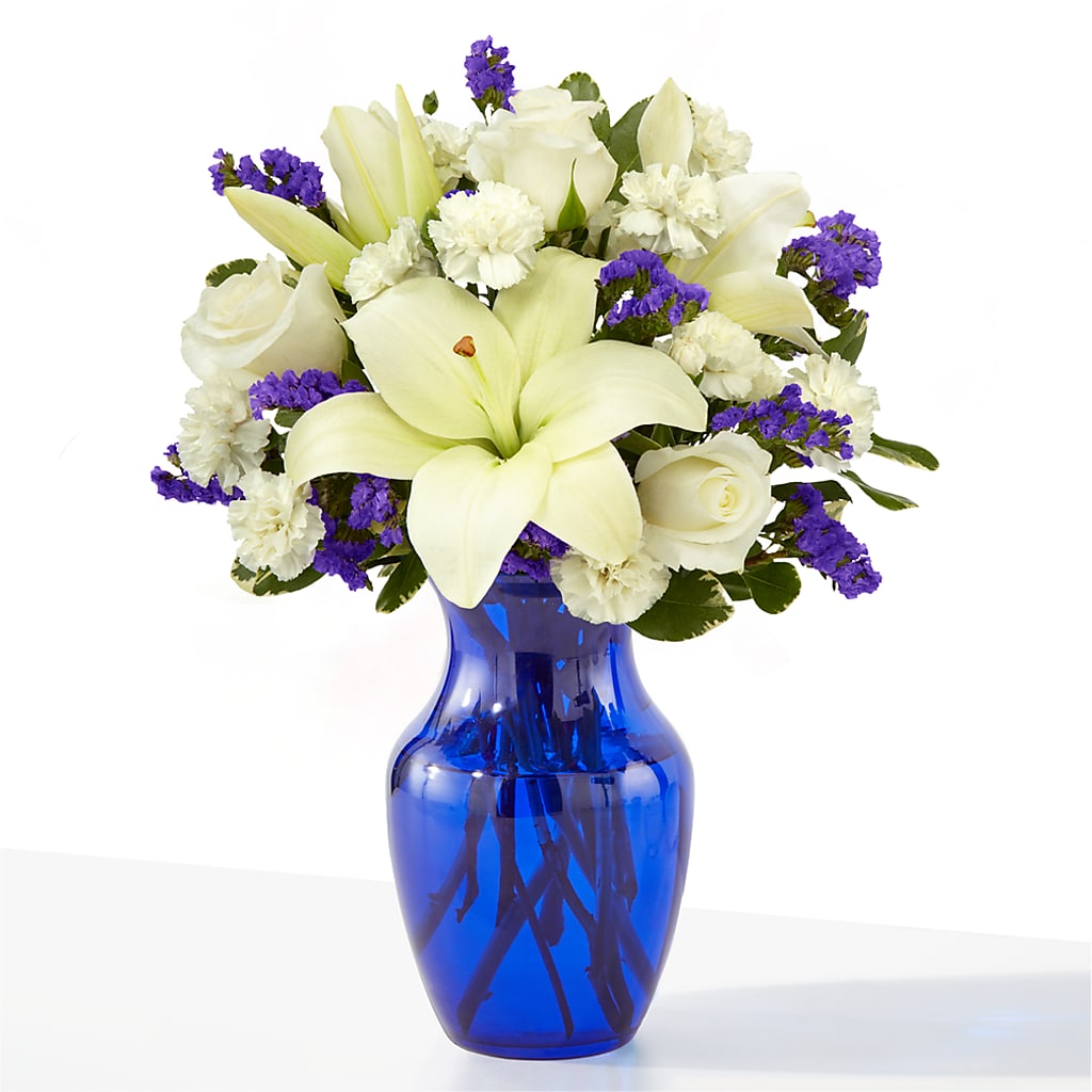 Sapphire Rush Bouquet –  Magical Flowers, Naples FL