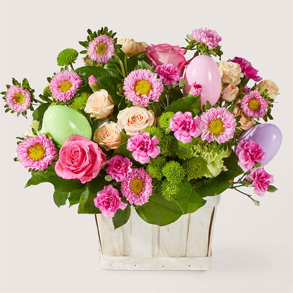 Get Eggcited Basket –  Magical Flowers, Naples FL