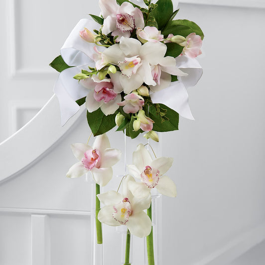 Perfect Entrance Pew Arrangement –  Magical Flowers, Naples FL