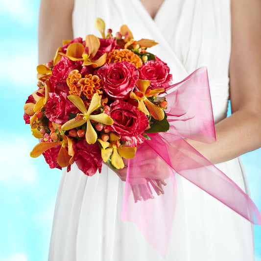 Brilliant Shades of Love Bouquet –  Magical Flowers, Naples FL