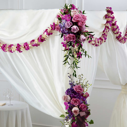 Color & Light Chuppah Decor –  Magical Flowers, Naples FL